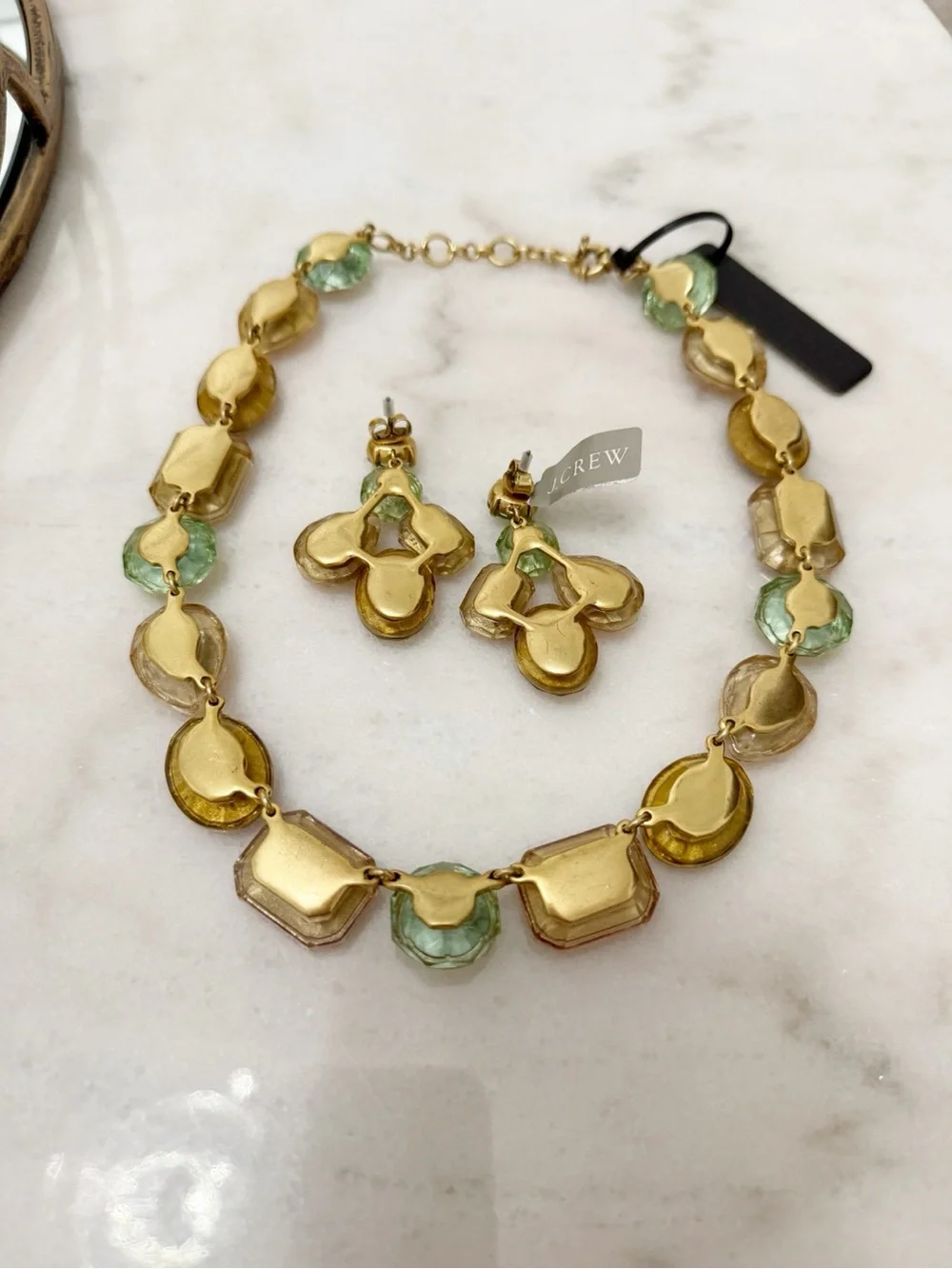 JCREW Jewel Box necklace and earrings set - Picture 4 of 7